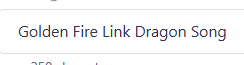 Golden Fire Link Dragon Song