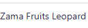 Zama Fruits Leopard