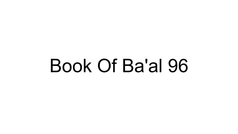 Book Of Ba'al  main thumbnail