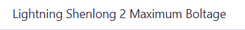 Lightning Shenlong 2 Maximum Boltage